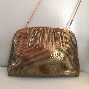 Whiting & Davis VTG Bronze Mesh Handbag